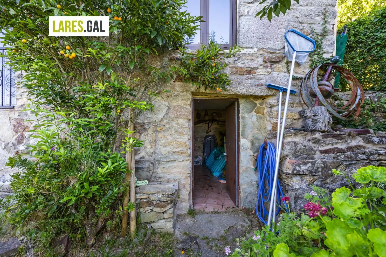 Jardí de Casa o xalet en venda en Moaña amb Calefacció, Piscina i Moblat