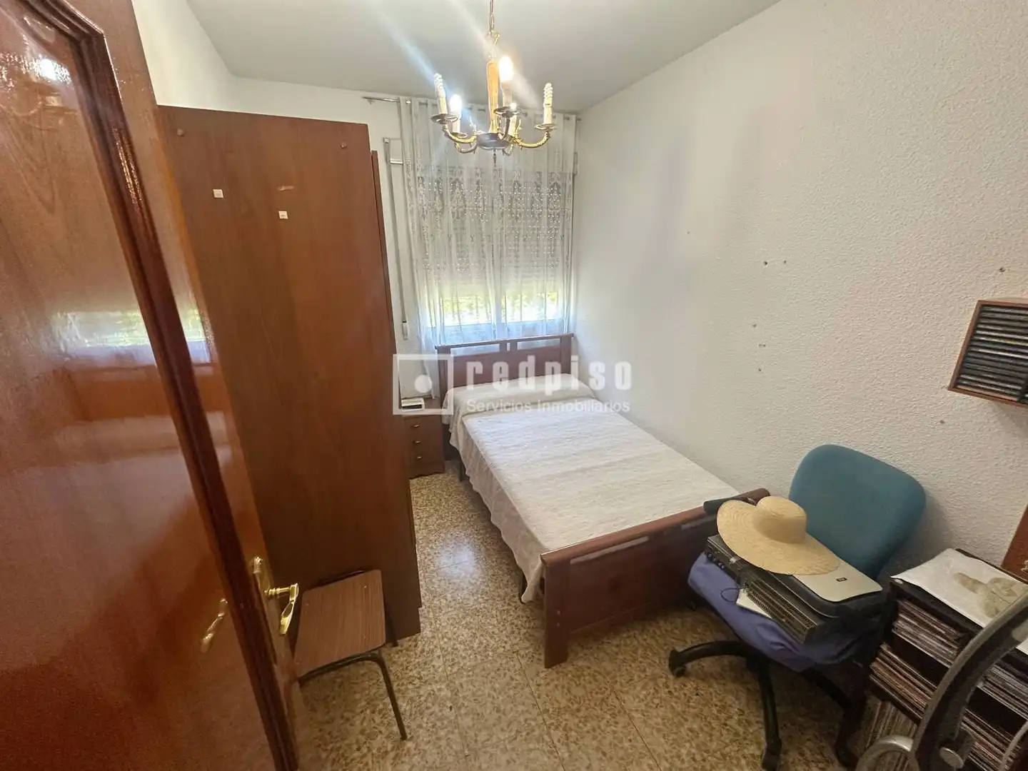 Bedroom of Flat for sale in Madrid  with Heating, Terrace and Storage room