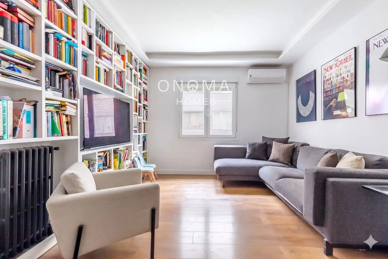 Sala de estar de Piso en venta en Madrid con Aire acondicionado, Calefacción y Parquet