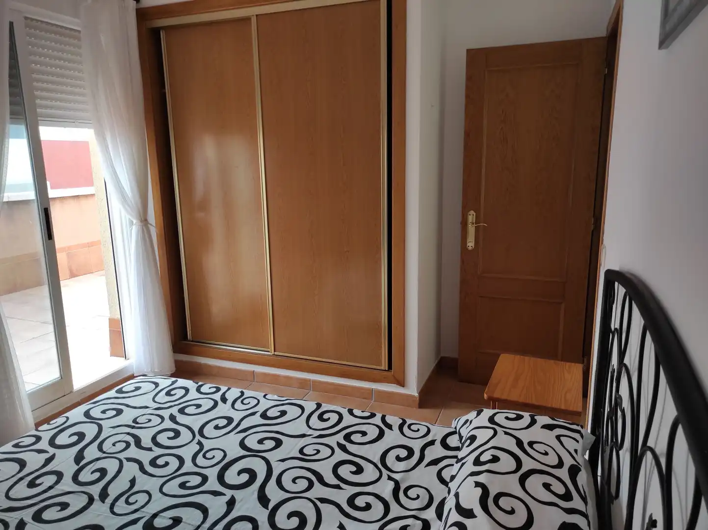 Schlafzimmer von Dachboden zur Miete in Moncofa mit Klimaanlage, Terrasse und Abstellraum