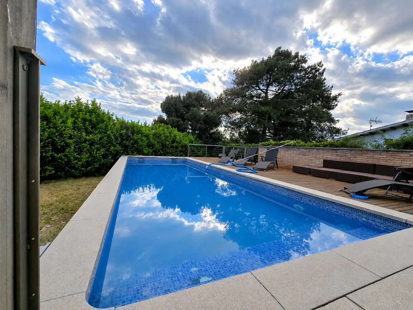 Piscina de Casa o xalet en venda en Seva amb Calefacció, Jardí privat i Terrassa