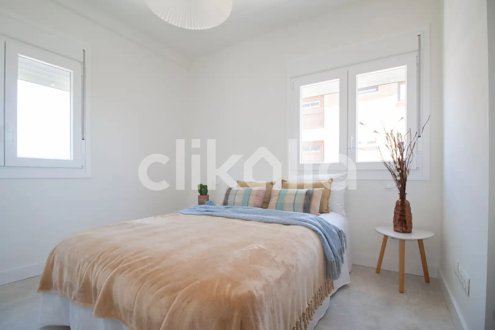 Schlafzimmer von Wohnung zum Verkauf in Torremolinos mit Klimaanlage, Privatgarten und Terrasse