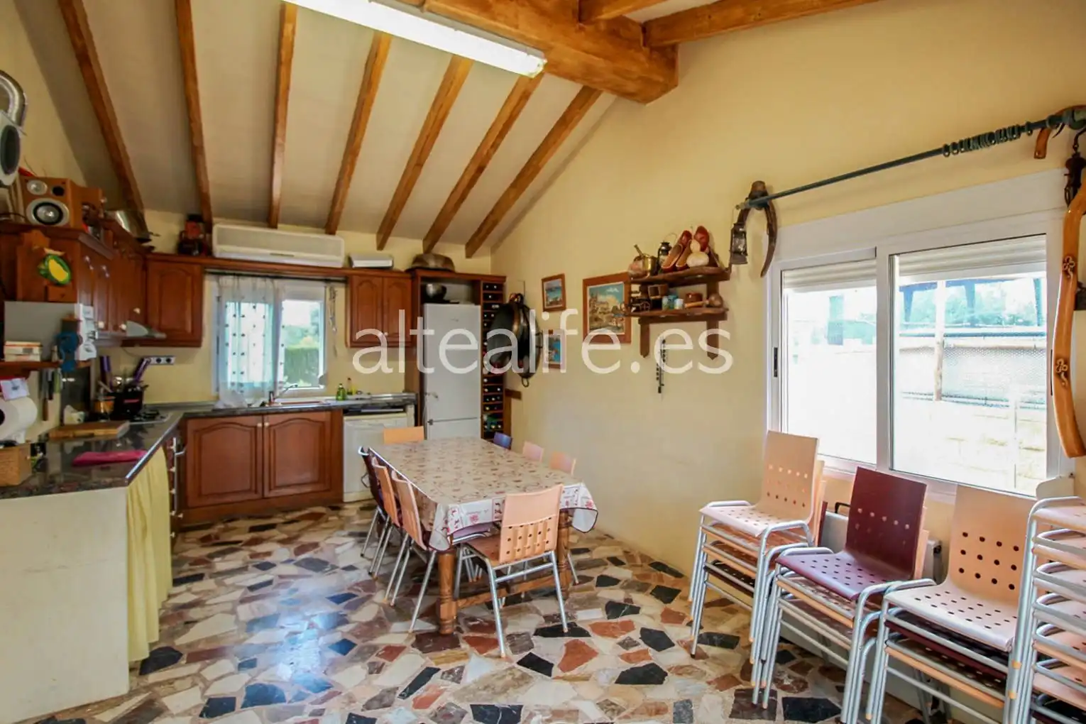 Küche von Haus oder Chalet zum Verkauf in Altea mit Klimaanlage, Privatgarten und Terrasse