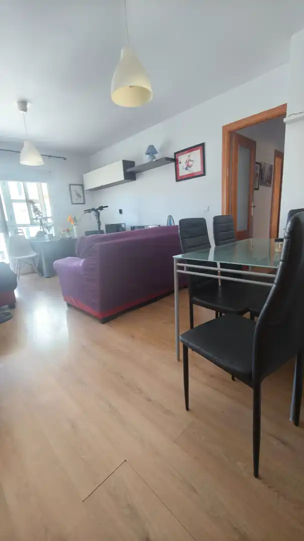 Sala d'estar de Pis en venda en Roquetas de Mar amb Moblat i Balcó