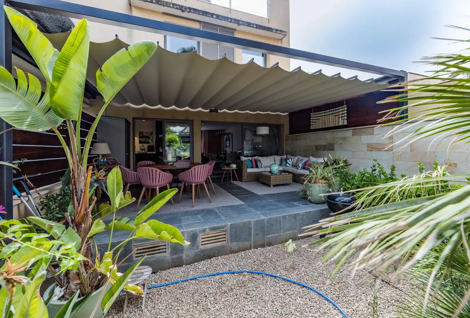 Terraza de Casa adosada de alquiler en  Palma de Mallorca con Aire acondicionado, Jardín privado y Terraza