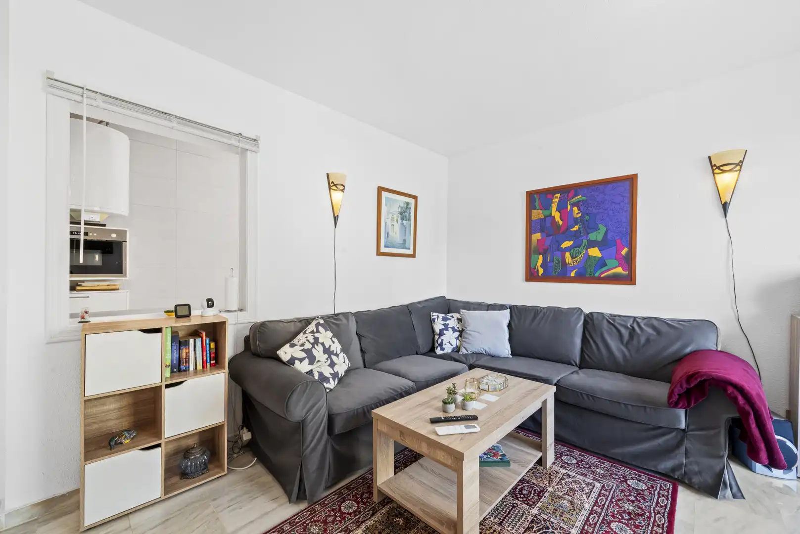 Sala d'estar de Àtic en venda en Mijas amb Aire condicionat, Terrassa i Piscina
