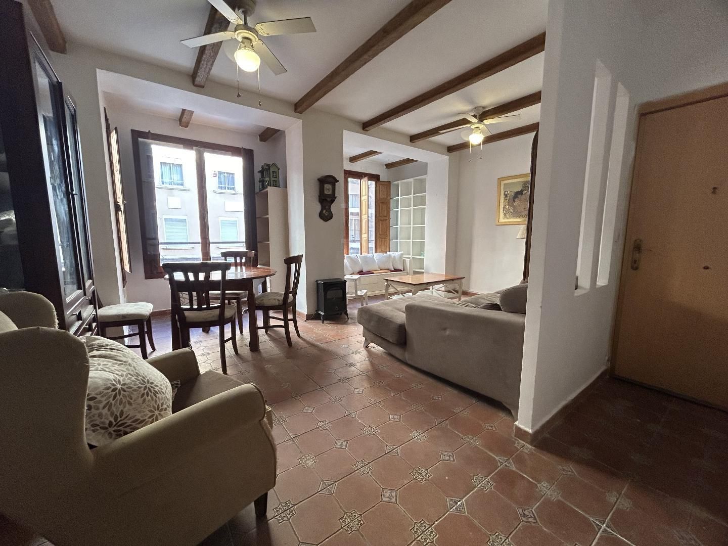 Living room of Flat for sale in  Valencia Capital  with Storage room