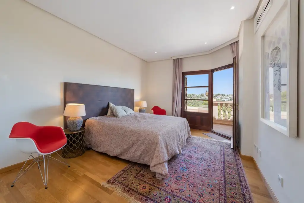 Bedroom of Houses for sale in Calvià  with Air Conditioner, Private garden and Terrace