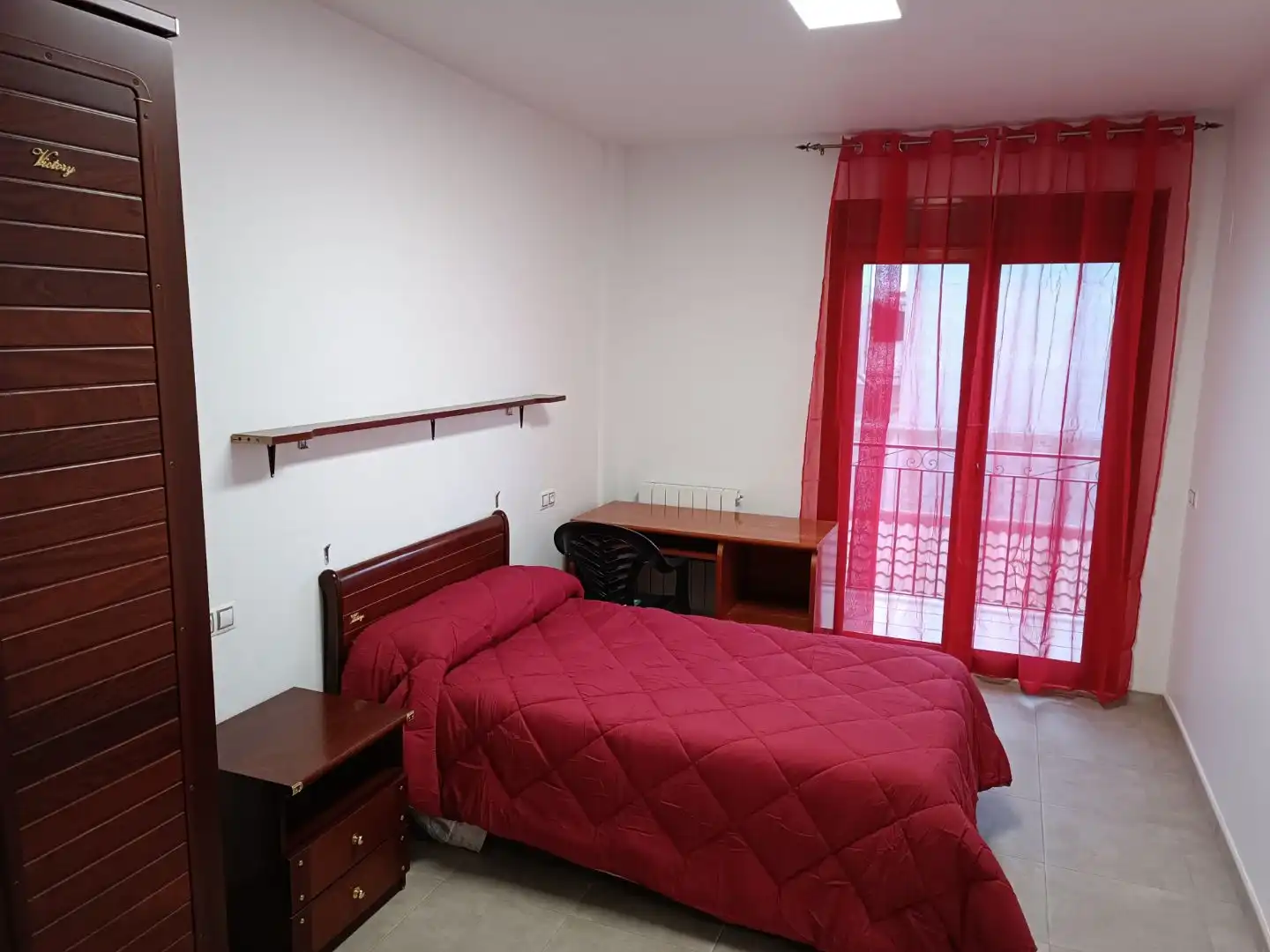 Schlafzimmer von Wohnung zur Miete in Lécera mit Privatgarten, Terrasse und Abstellraum