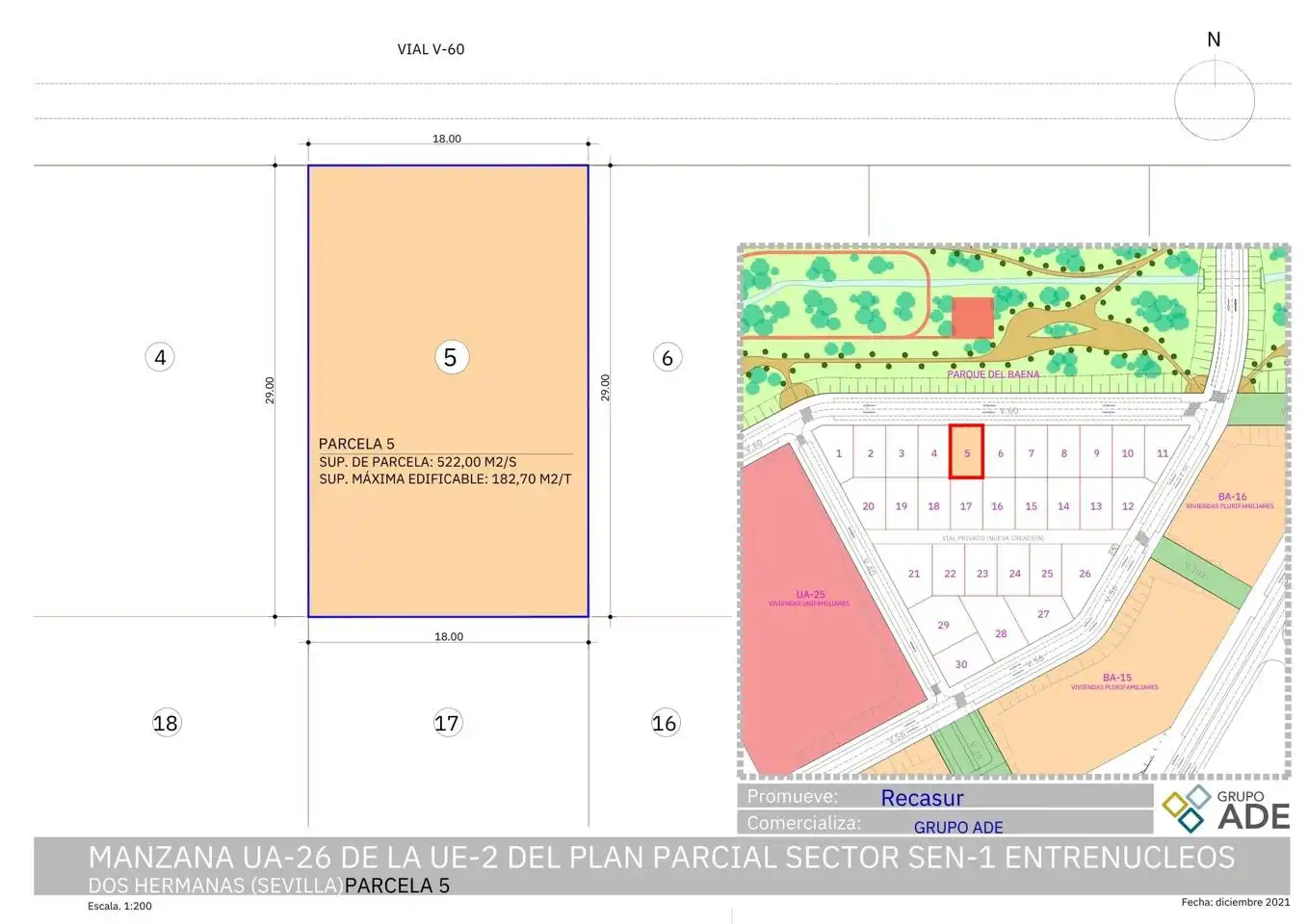 Residencial en venta en Dos Hermanas