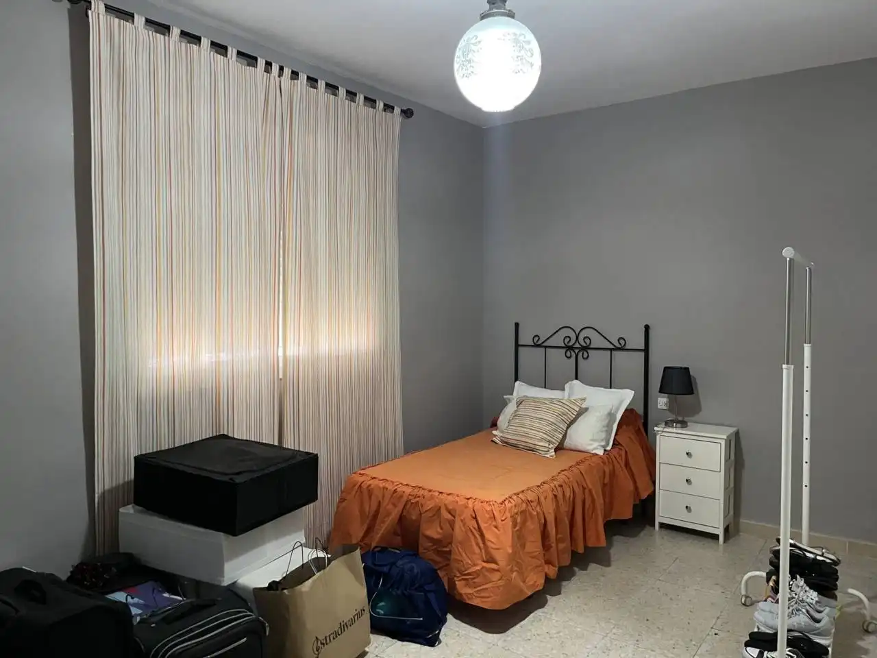 Bedroom of Flat for rent in Morón de la Frontera  with Air Conditioner, Furnished and Balcony