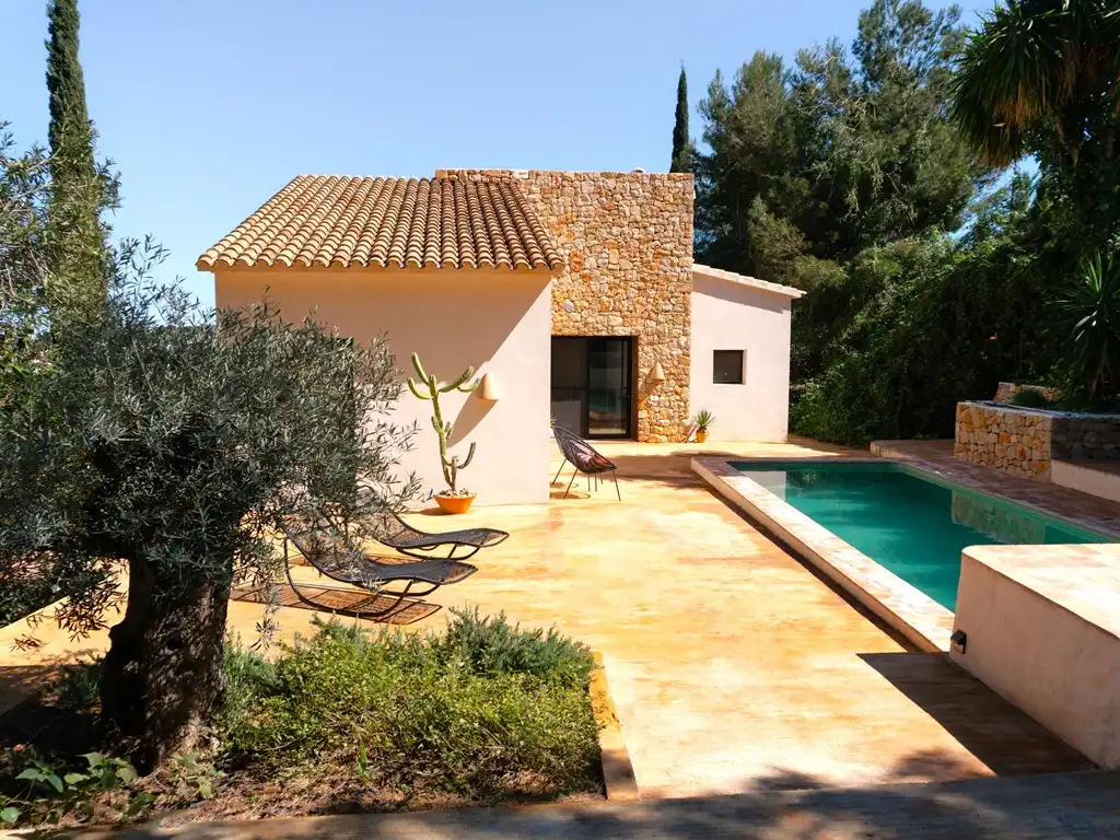 Garden of Houses for sale in Dénia  with Air Conditioner, Private garden and Terrace