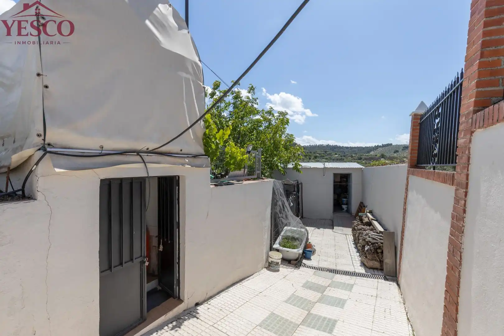 Vista exterior de Casa adosada en venta en Víznar con Jardín privado, Terraza y Piscina
