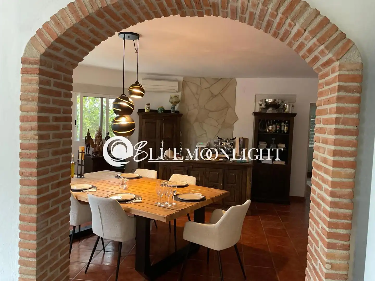 Dining room of Houses for sale in Càlig  with Air Conditioner, Heating and Swimming Pool