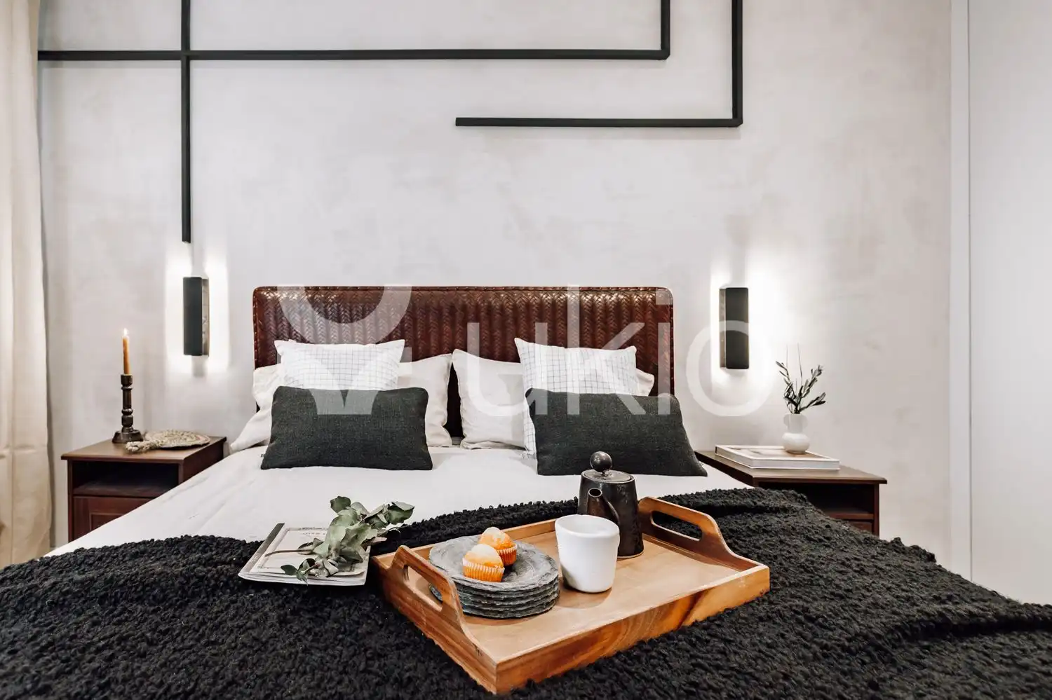 Habitación de Apartamento de alquiler en Barcelona con Aire acondicionado, Calefacción y Amueblado