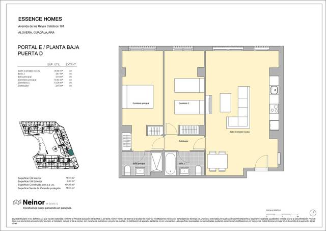 Piso en Venta en AVENIDA REYES CATOLICOS, -1 en Alovera