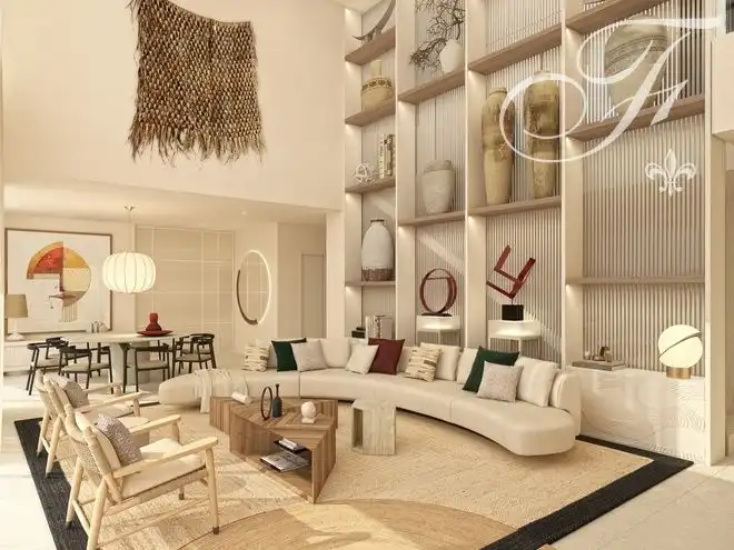 Sala d'estar de Casa o xalet en venda en Santa Eulària des Riu amb Aire condicionat, Jardí privat i Terrassa