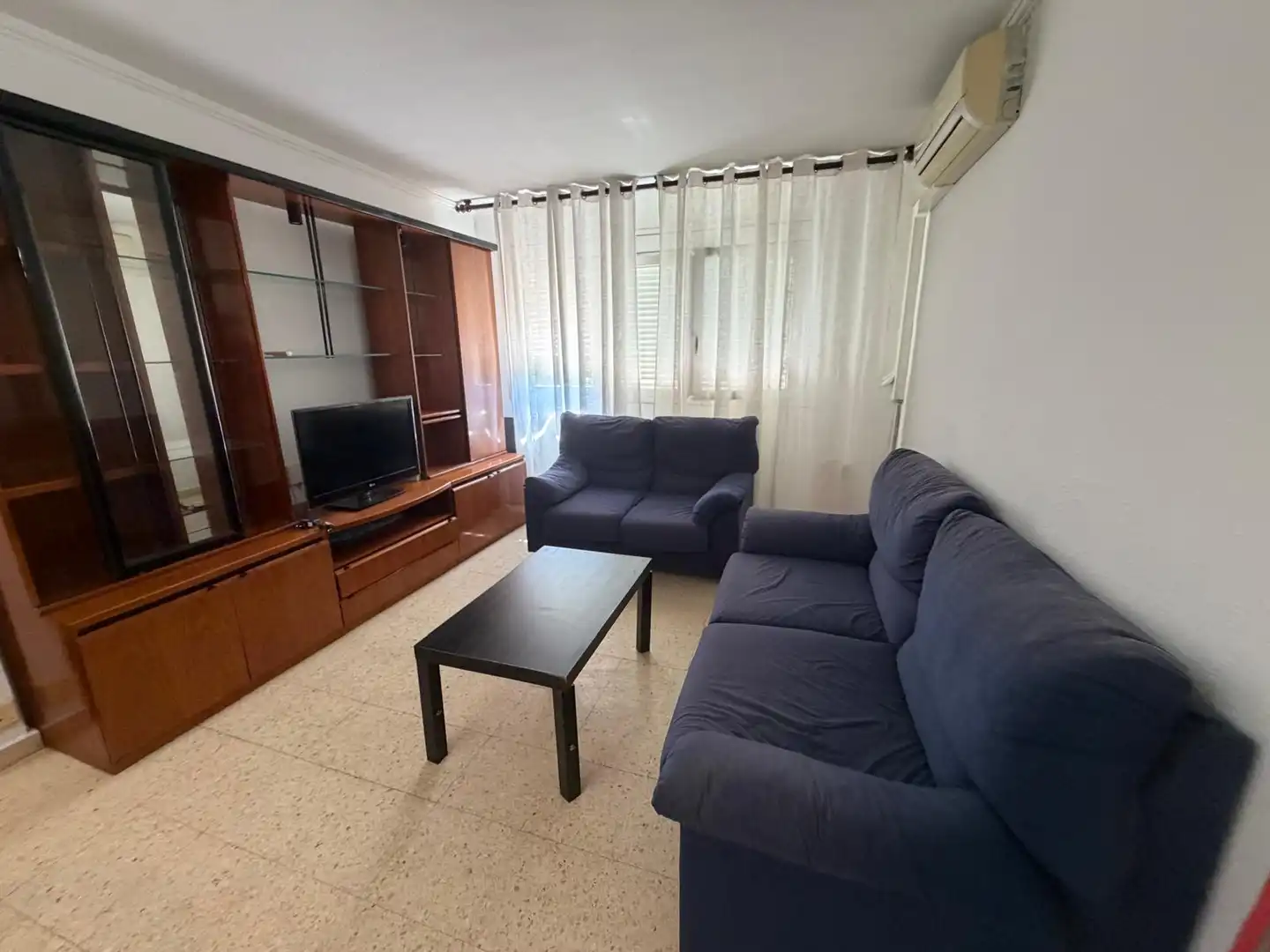 Wohnzimmer von Wohnung zur Miete in Lleida mit Klimaanlage, Heizung und Möbliert