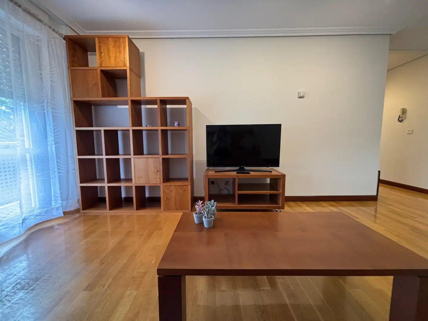 Sala de estar de Piso de alquiler en  Pamplona / Iruña con Calefacción, Amueblado y Horno