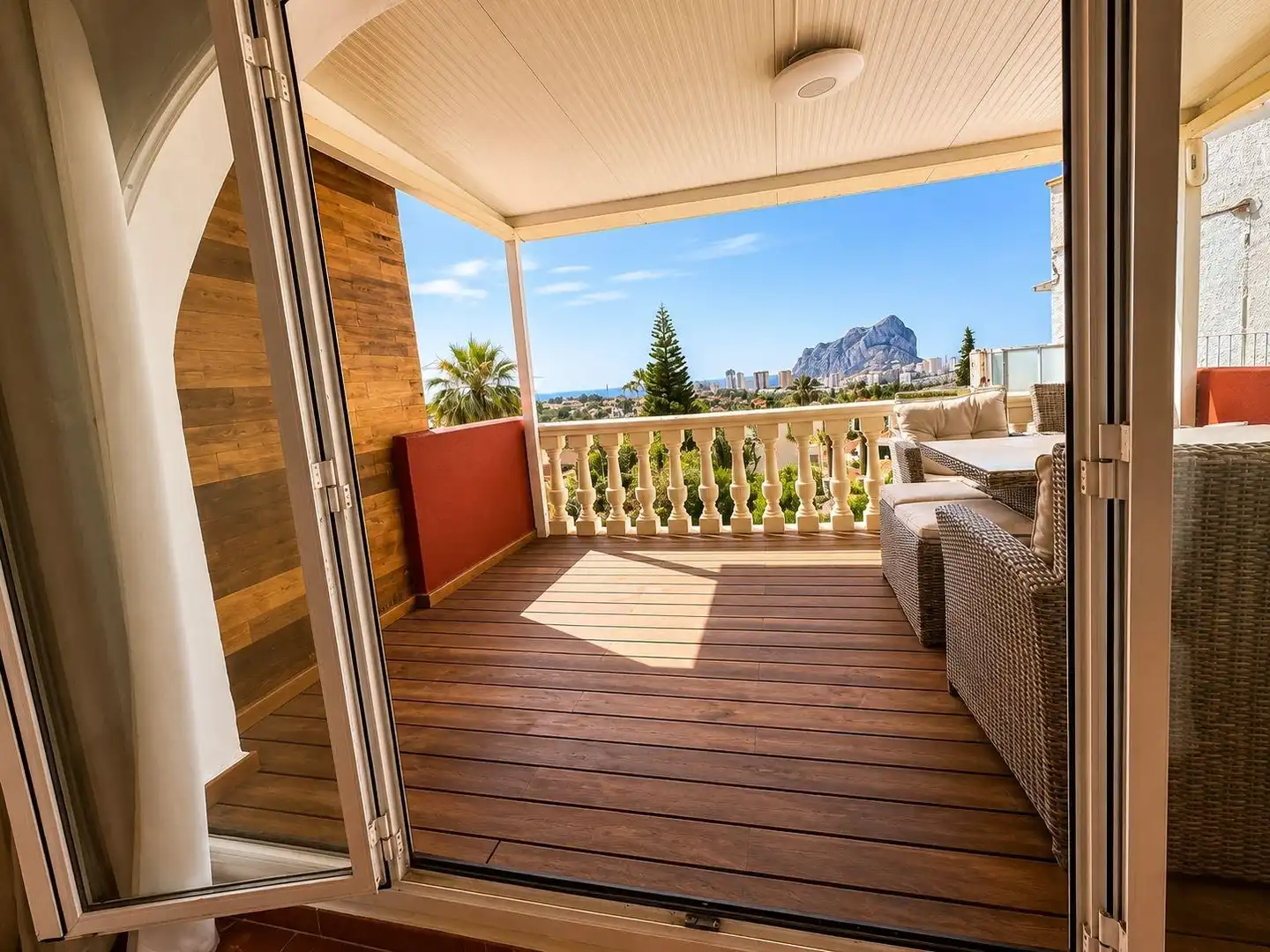 Terrace of Houses for sale in Calpe / Calp  with Air Conditioner, Heating and Private garden
