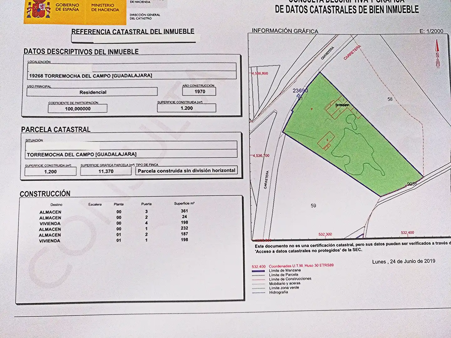 Edificio en venta en Torremocha del Campo