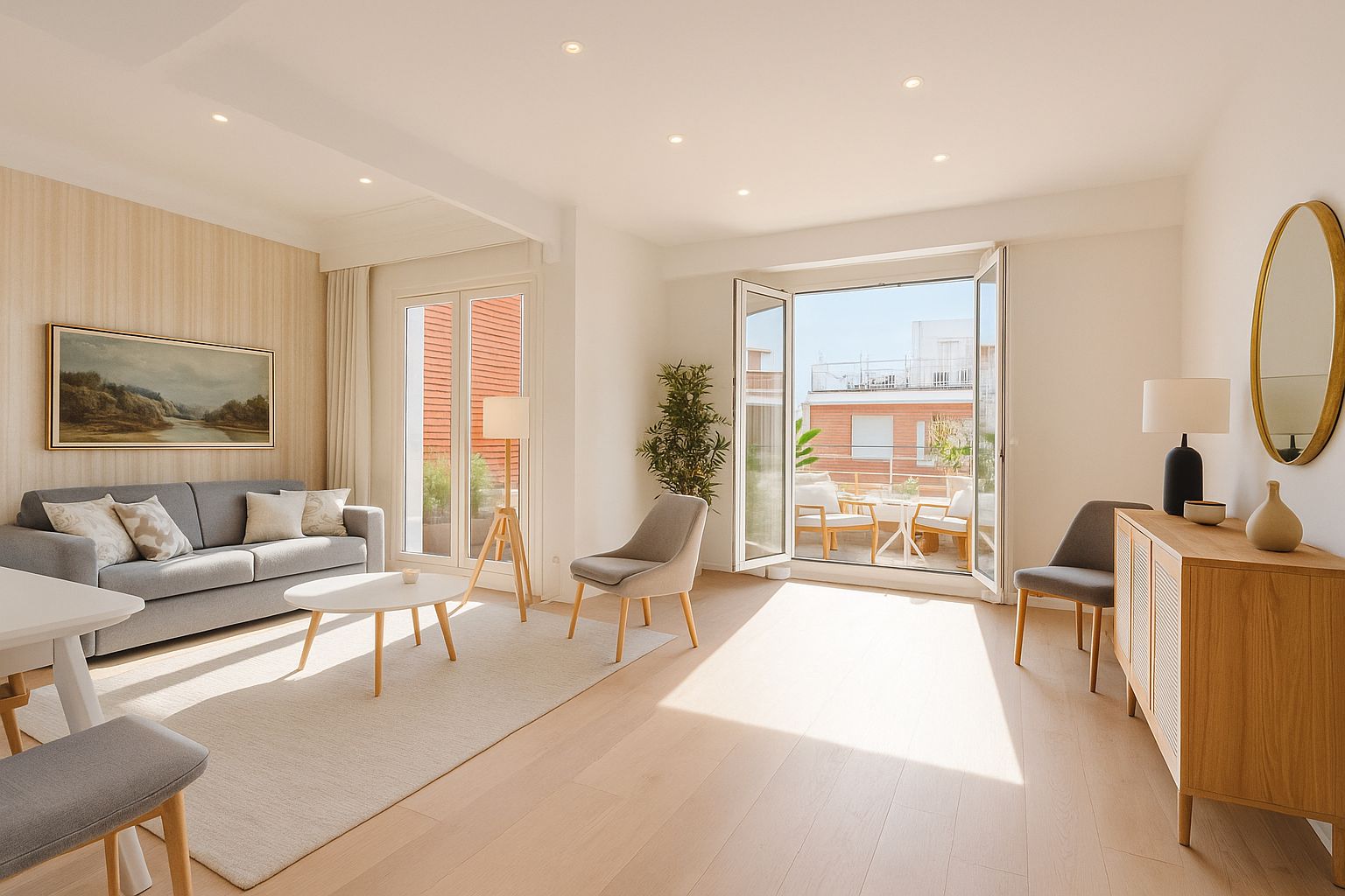 Sala de estar de Piso en venta en Bilbao  con Calefacción, Terraza y Balcón