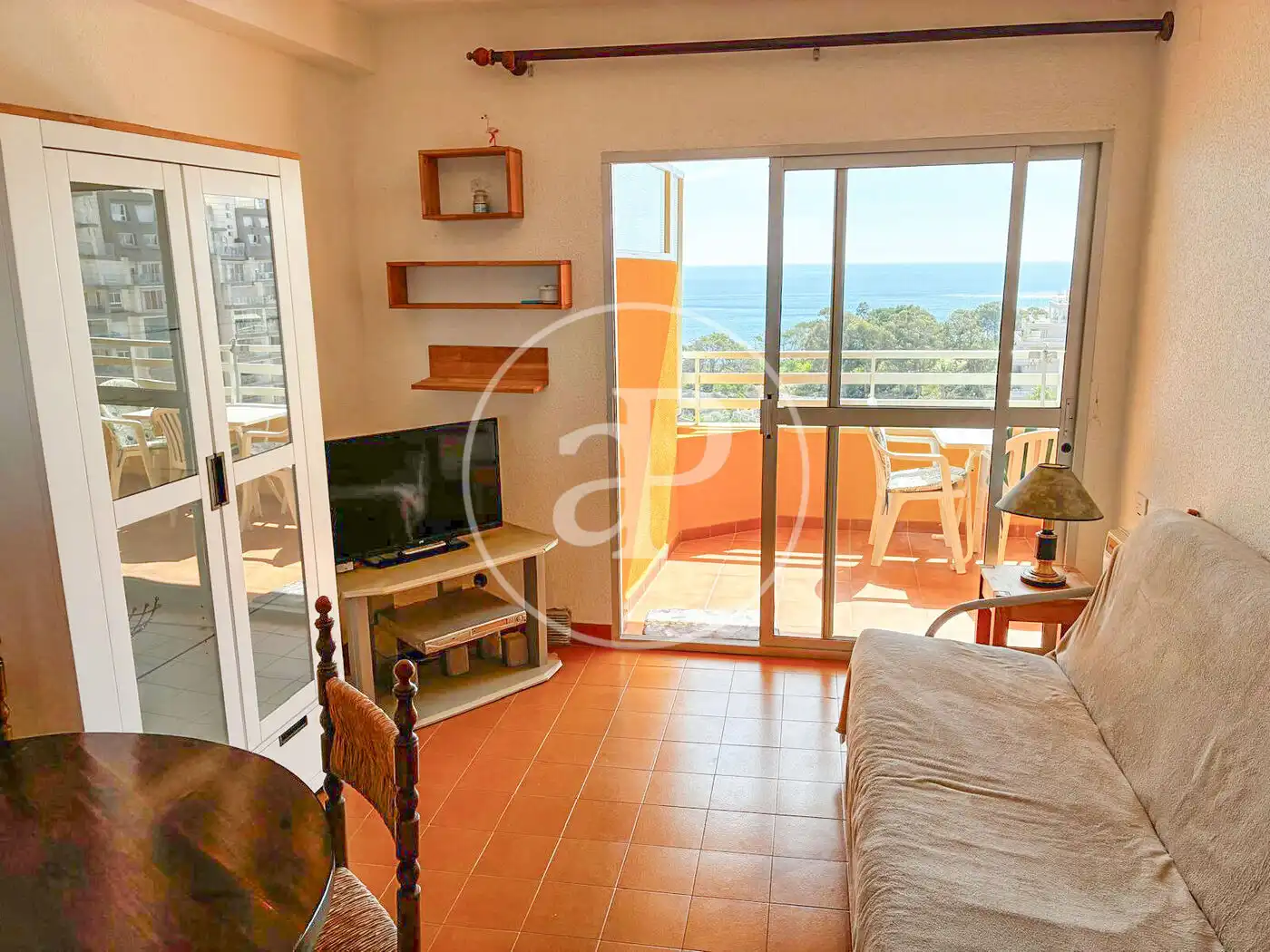 Schlafzimmer von Wohnung zum Verkauf in Calpe / Calp mit Heizung, Privatgarten und Terrasse