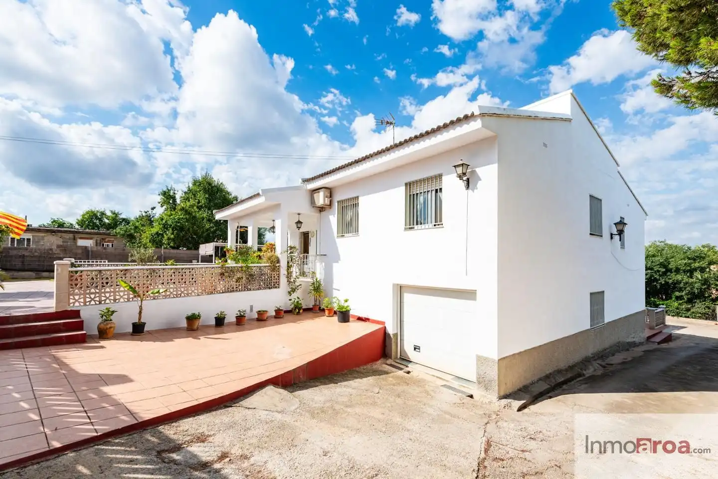 Vista exterior de Casa o chalet en venta en Bétera con Terraza