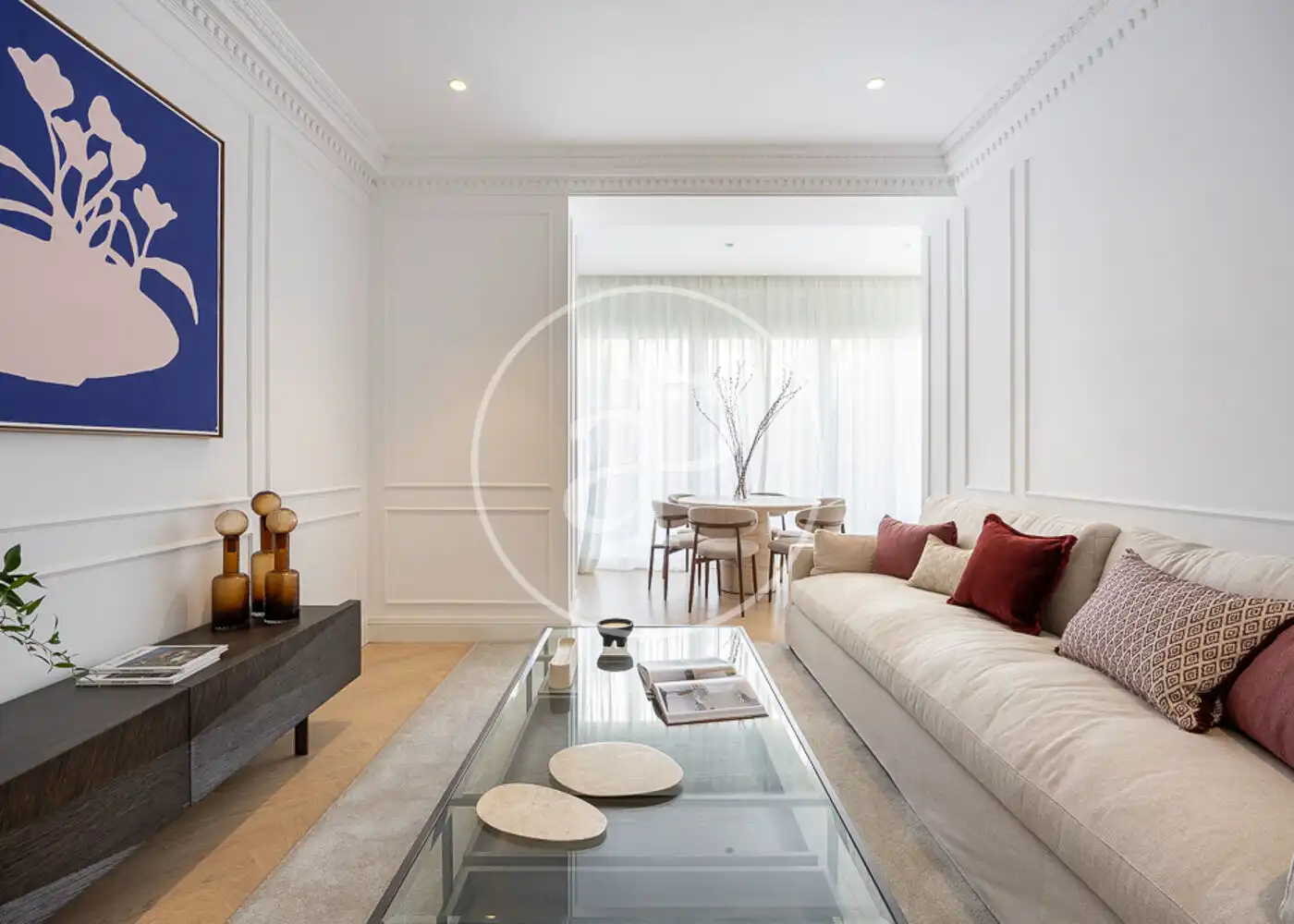 Sala d'estar de Pis en venda en Madrid amb Aire condicionat, Calefacció i Jardí privat