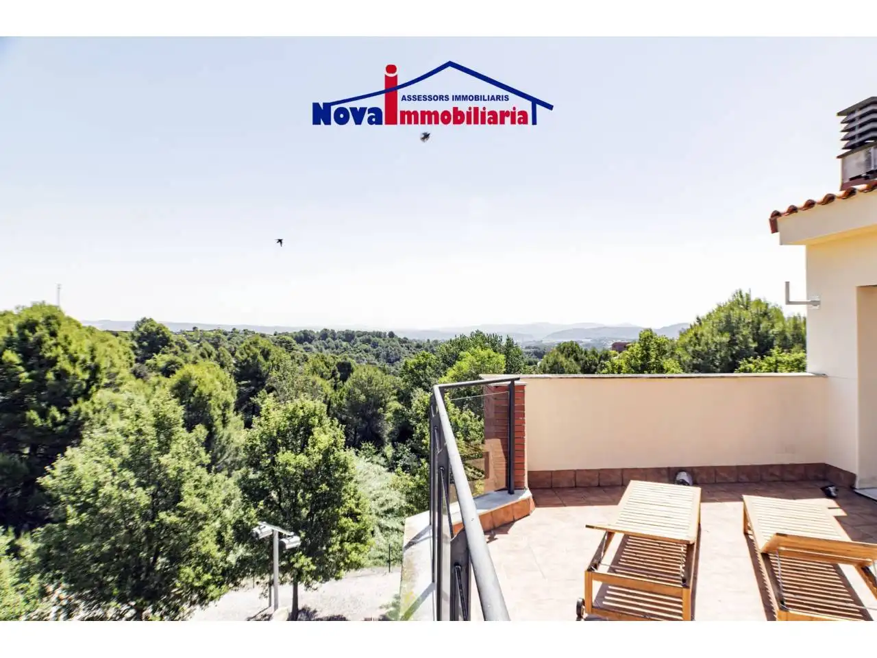 Terrasse von Haus oder Chalet zum Verkauf in Sant Esteve Sesrovires mit Klimaanlage, Heizung und Privatgarten