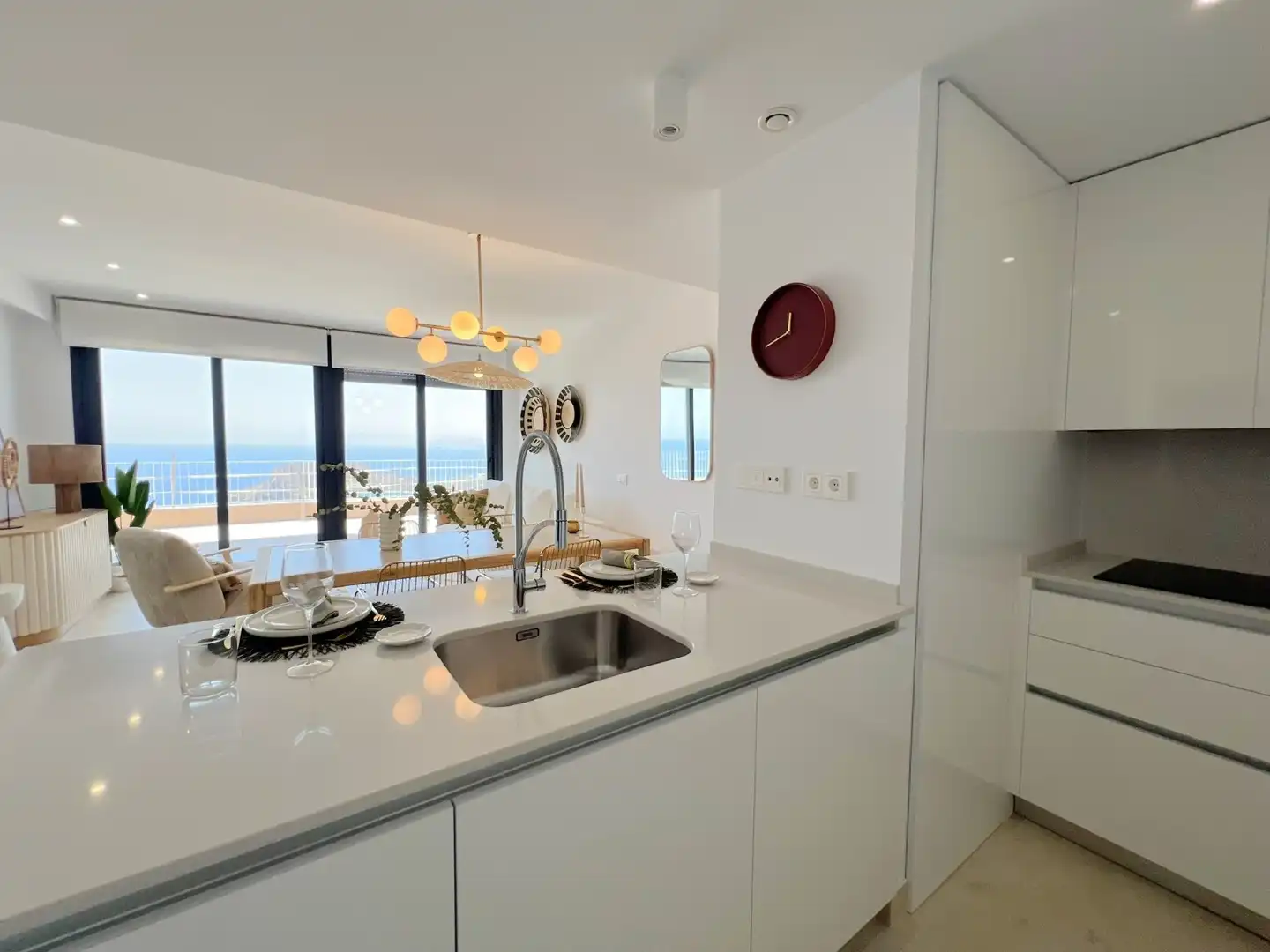 Cocina de Apartamento en venta en Águilas con Aire acondicionado, Terraza y Trastero
