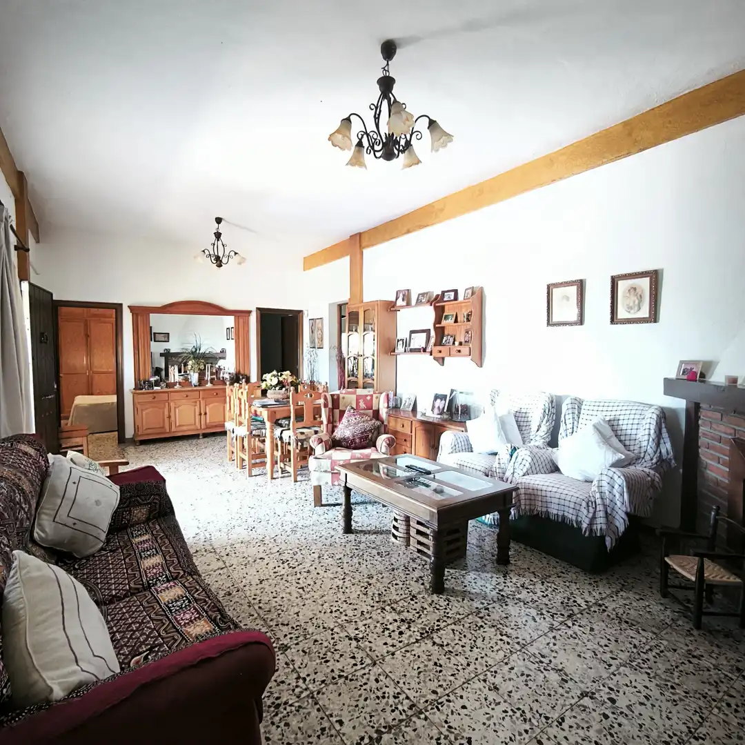 Sala d'estar de Casa o xalet en venda en Jimena de la Frontera amb Piscina