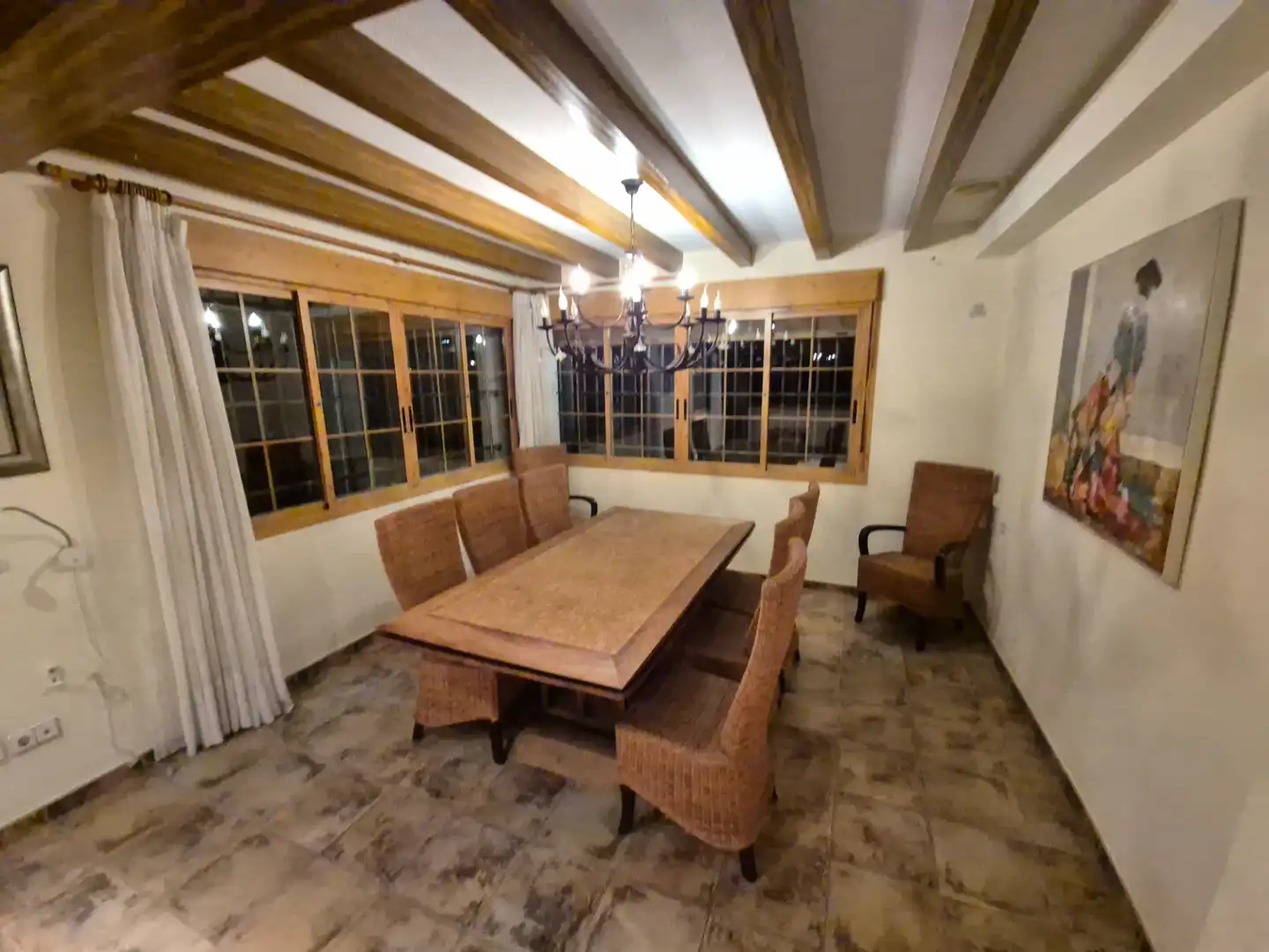 Comedor de Casa o chalet de alquiler en Elche / Elx con Terraza, Piscina y Se aceptan mascotas