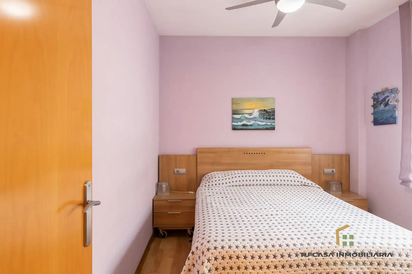 Bedroom of Flat for sale in Badalona  with Air Conditioner, Heating and Storage room