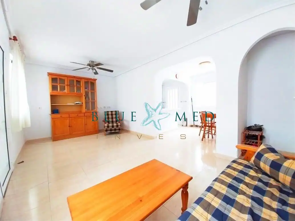Sala d'estar de Casa o xalet en venda en Mazarrón amb Terrassa
