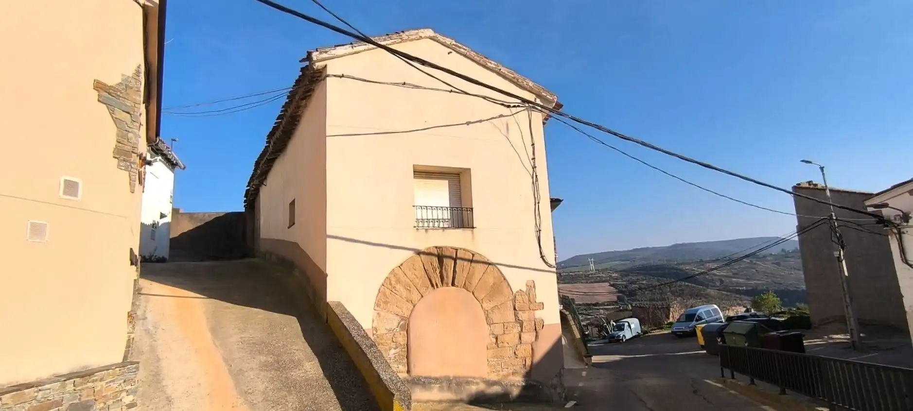 Vista exterior de Casa o xalet en venda en Ausejo amb Jardí privat i Terrassa