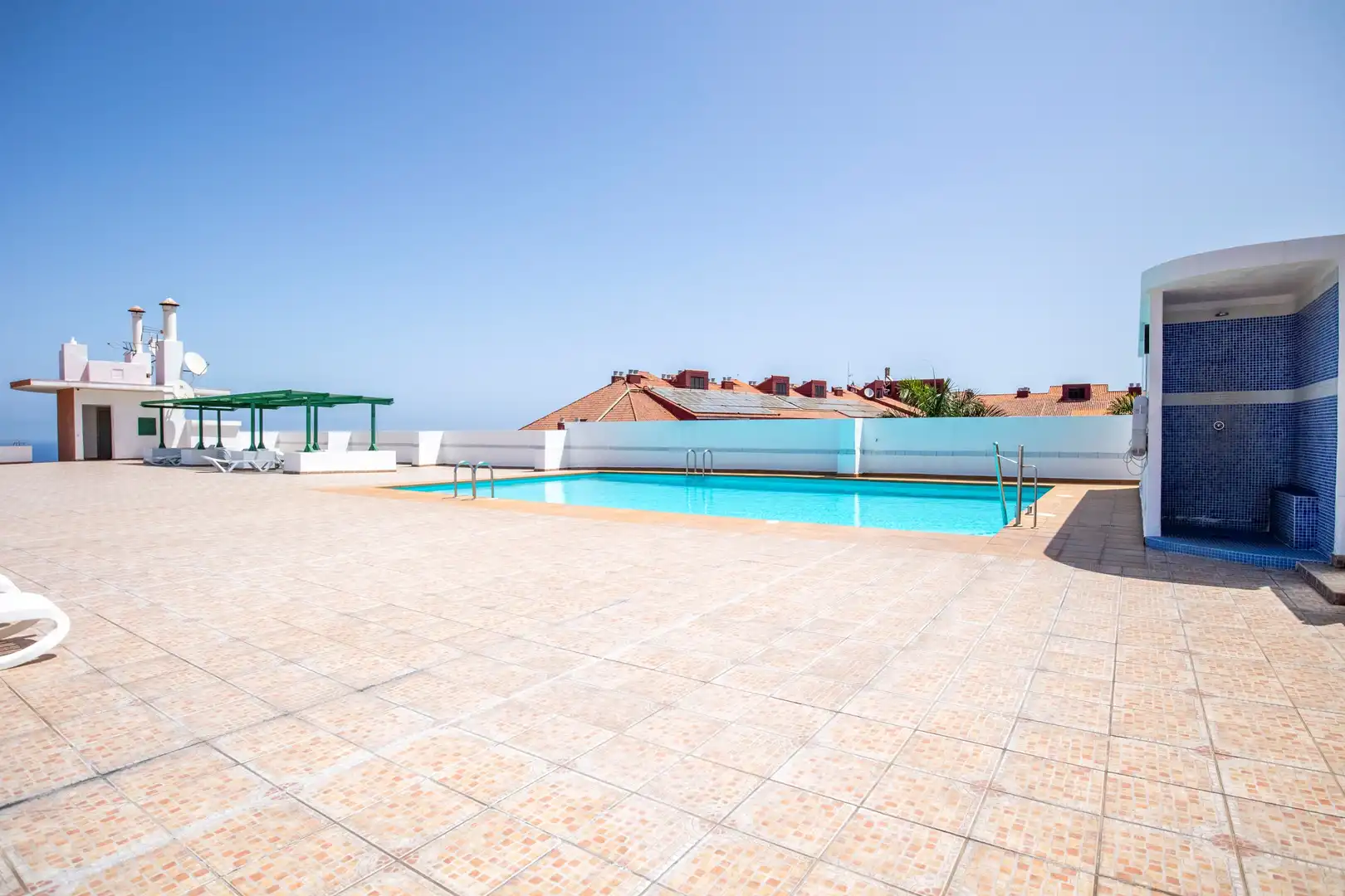 Piscina de Estudi de lloguer en Puerto de la Cruz amb Moblat i Balcó