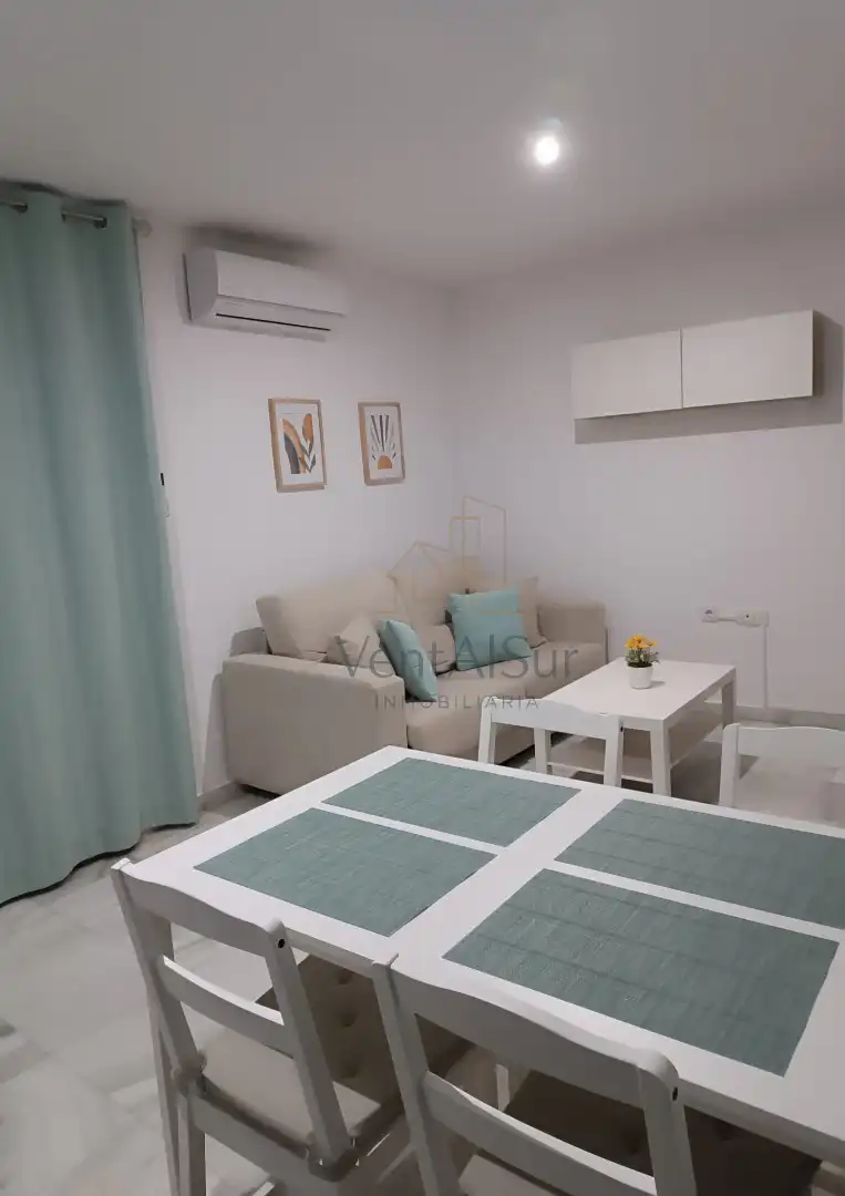 Living room of Flat for sale in Sanlúcar de Barrameda  with Air Conditioner, Terrace and Storage room