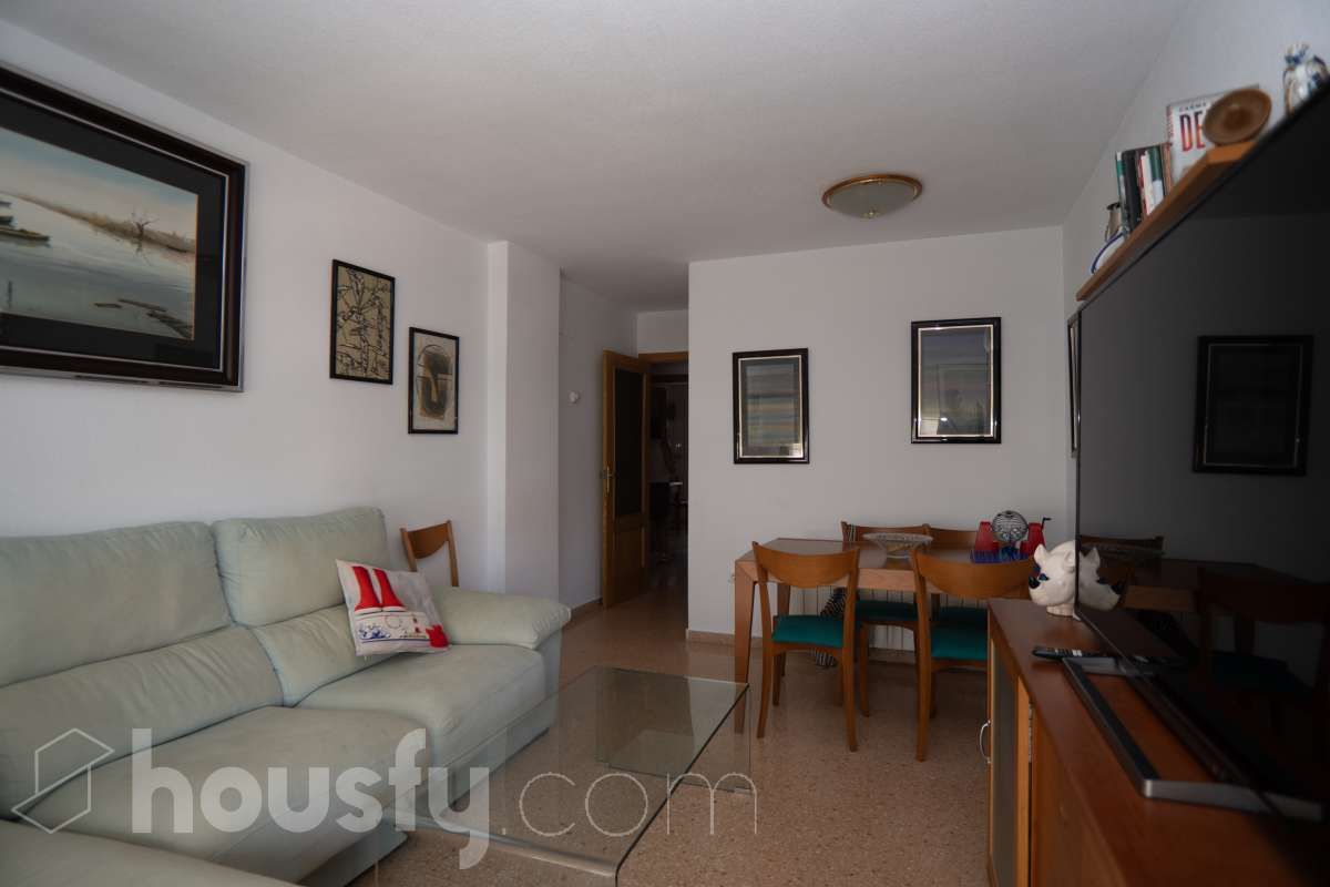 Sala d'estar de Pis en venda en Alicante / Alacant amb Aire condicionat, Calefacció i Terrassa