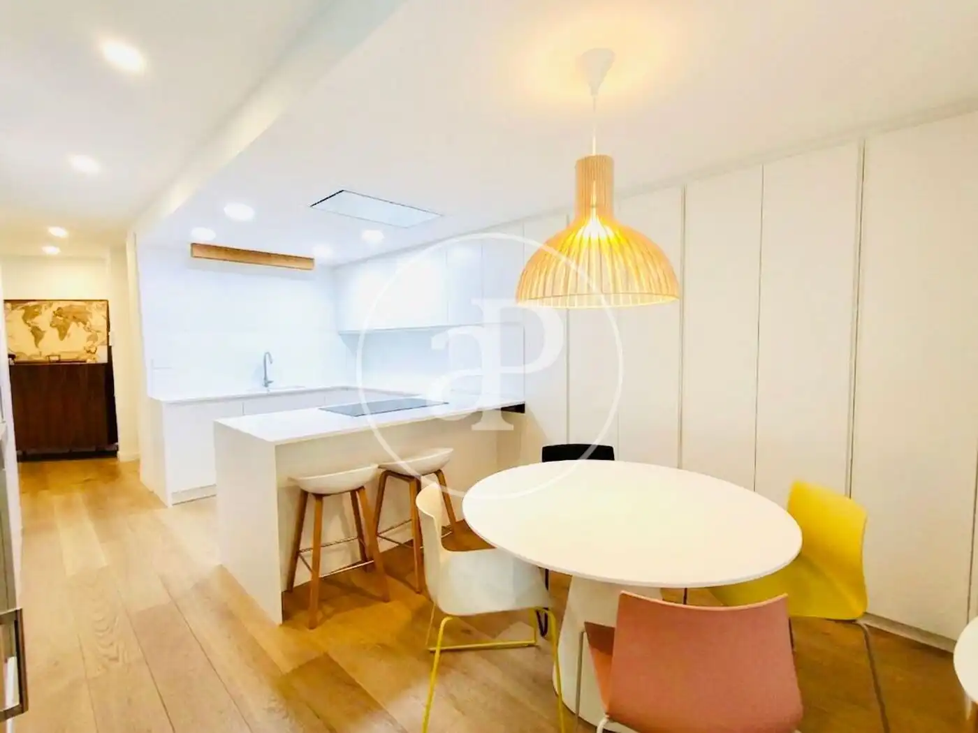 Kitchen of Flat for rent in Valencia  with Heating, Furnished and Balcony