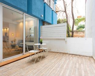 Terrace of Planta baja to rent in  Barcelona Capital  with Air Conditioner, Terrace and Furnished