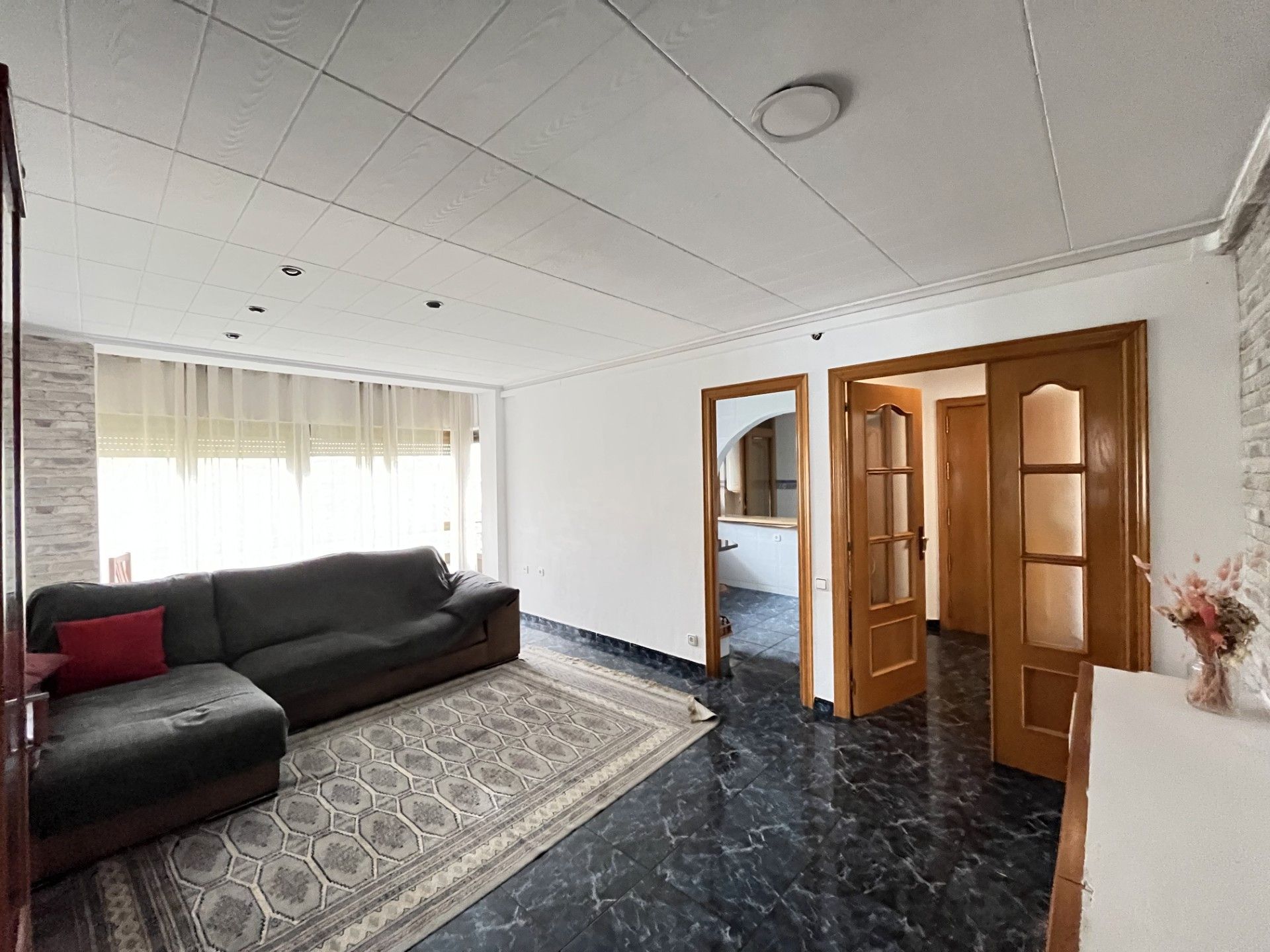 Sala d'estar de Pis en venda en Mataró amb Aire condicionat i Balcó