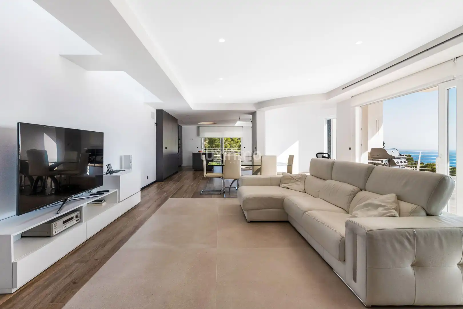 Sala de estar de Casa o chalet en venta en Altea con Aire acondicionado, Calefacción y Terraza