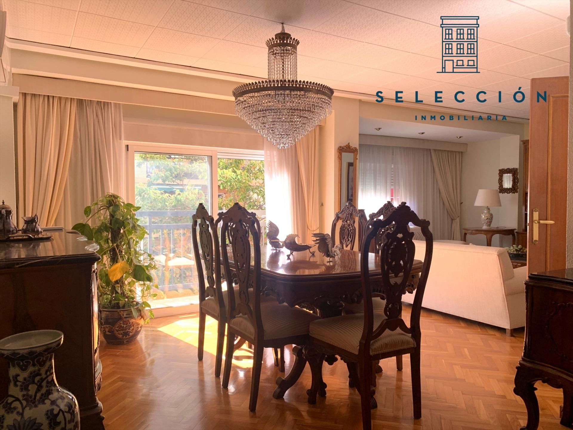 Dining room of Flat for sale in  Valencia Capital  with Air Conditioner, Heating and Terrace