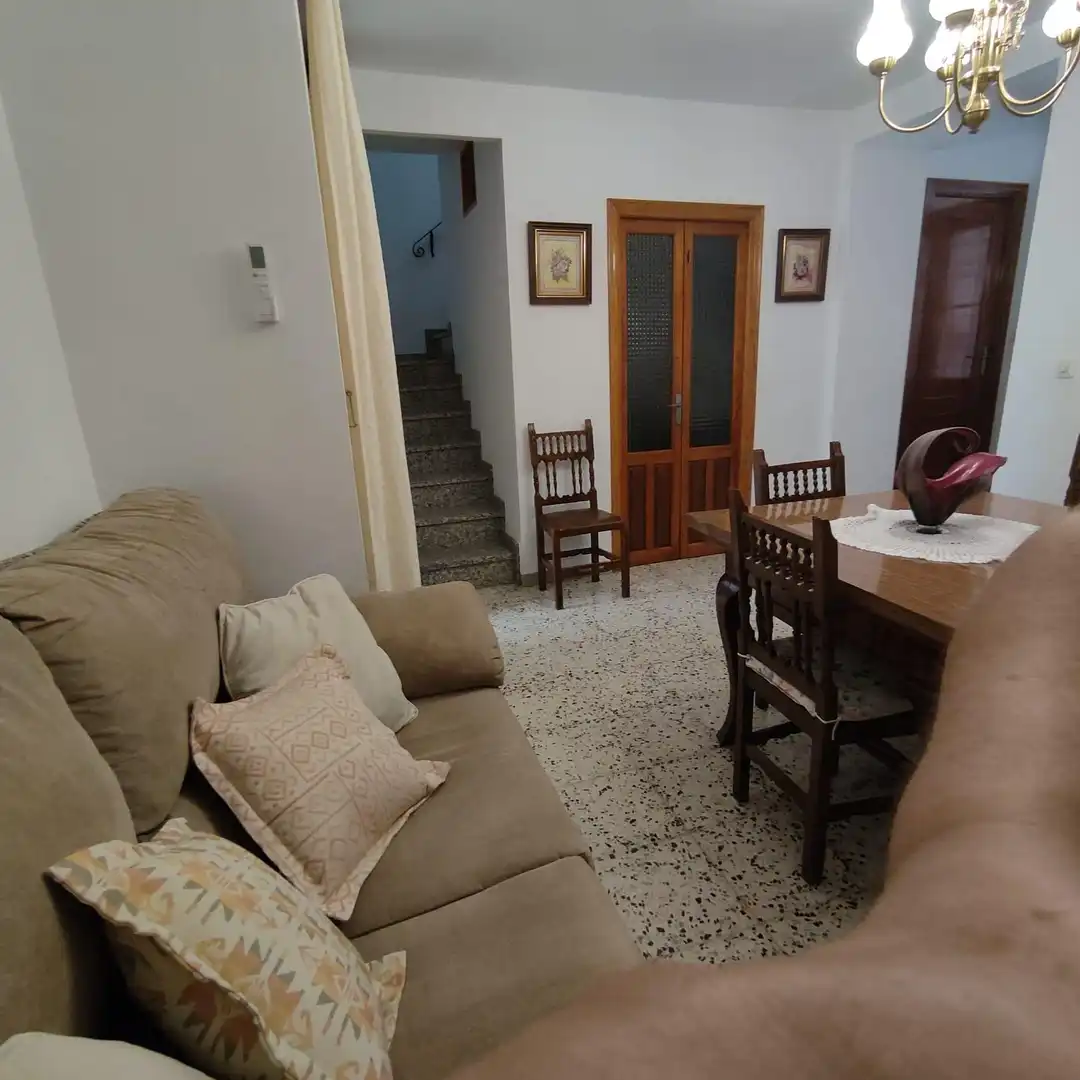 Living room of Houses for sale in Cuevas Bajas  with Air Conditioner, Terrace and Storage room
