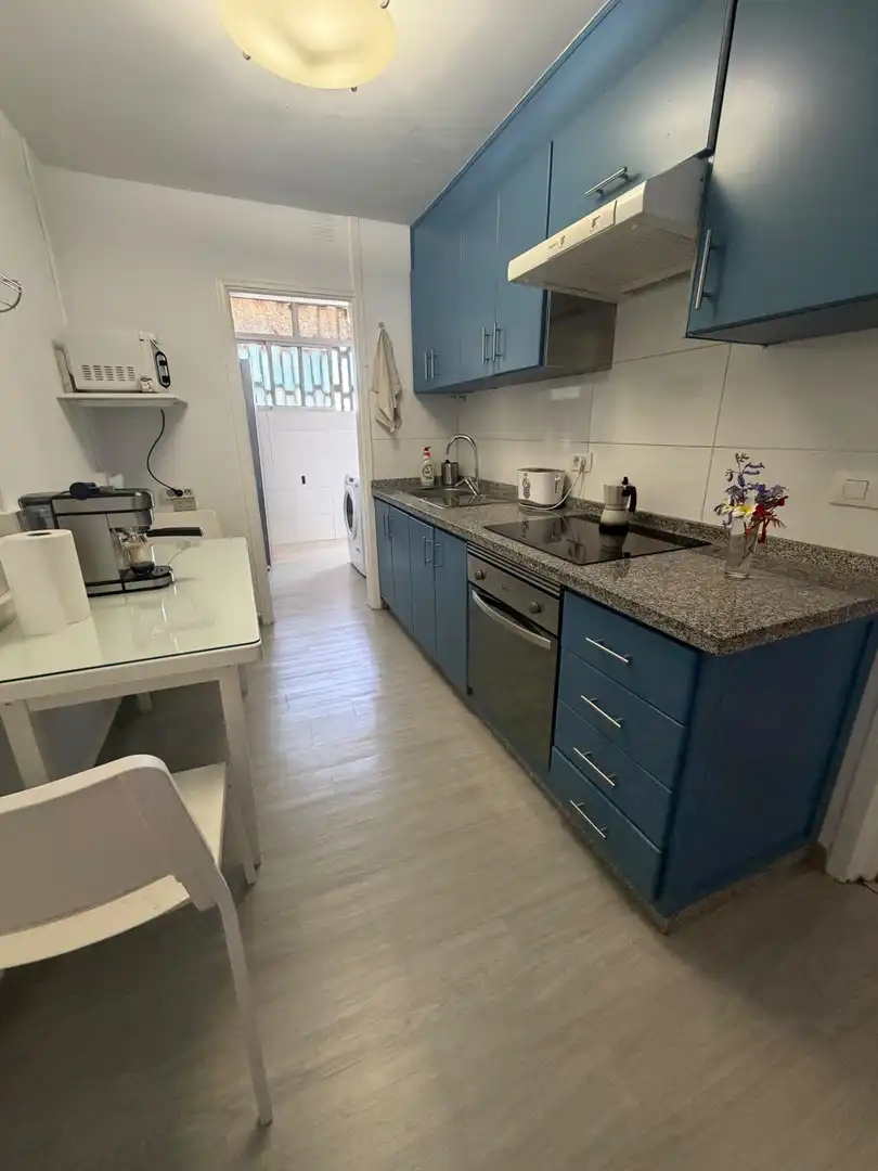 Cocina de Piso de alquiler en Santa Cruz de Tenerife con Jardín privado, Terraza y Amueblado