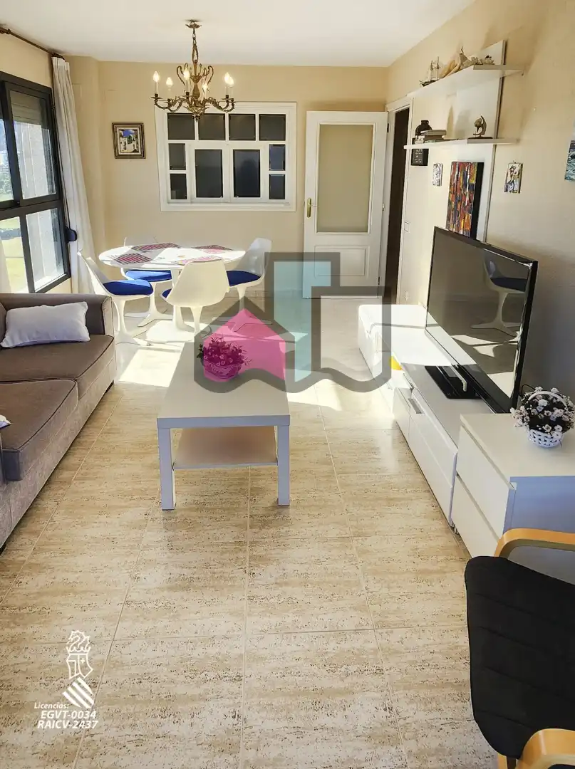 Sala de estar de Apartamento en venta en Cullera con Aire acondicionado, Terraza y Amueblado