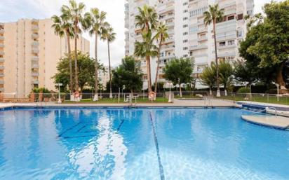 Swimming pool of Apartment for sale in Benalmádena  with Air Conditioner, Private garden and Terrace