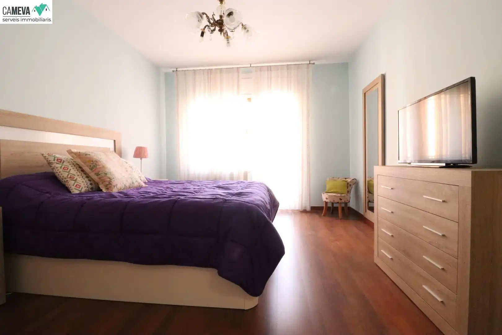 Bedroom of Flat for sale in Sabadell  with Heating, Parquet flooring and Terrace