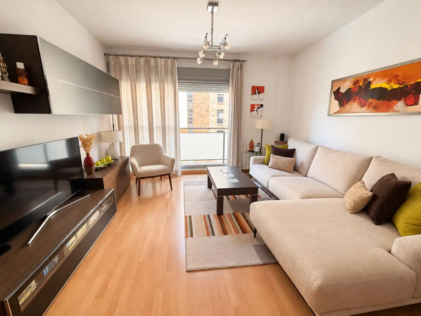 Sala de estar de Piso en venta en Torrent con Aire acondicionado y Balcón
